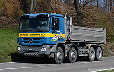 Actros | ZH 235229 | Mercedes-Benz  |  Merkli + Solioz | LUFINGEN 08.04.2020