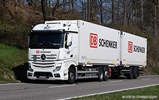 Actros 2545 | B WY 2227 | Mercedes-Benz  |  SLT International / DB Schenker | LUFINGEN 08.04.2020