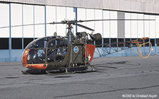 Sud Aviation SE3130 Alouette II | HB-XAQ | private  |  Former V-53 of Swiss Air Force | SAMEDAN (LSZS/SMV) 25.01.2002