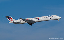 McDonnell Douglas MD-83 | HB-IUO | Crossair | Z&UUML;RICH (LSZH/ZRH) 12.01.2003