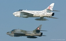 Hawker Hunter F.58 | HB-RVS | private | PAYERNE (LSMP/---) 04.09.2004