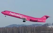 Fokker 100 | HB-JVA | Helvetic Airways | Z&UUML;RICH (LSZH/ZRH) 31.01.2004