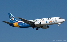 Boeing 737-484 | SX-BKC | Olympic Airways  |  Olympic Summer Games 2004 c/s | Z&UUML;RICH (LSZH/ZRH) 28.03.2004