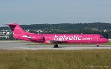Fokker 100 | HB-JVF | Helvetic Airways | Z&UUML;RICH (LSZH/ZRH) 26.06.2004
