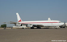 Boeing 707-331C | 9G-FIA | Johnsons Air  |  Nose gear is missing  | SHARJAH (OMSJ/SHJ) 10.10.2004