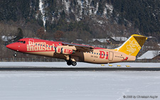 Avro RJ100 | SE-DSX | Malmo Aviation | INNSBRUCK-KRANEBITTEN (LOWI/INN) 05.02.2005