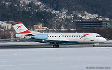 Fokker 70 | OE-LFI | Austrian Arrows | INNSBRUCK-KRANEBITTEN (LOWI/INN) 05.02.2005