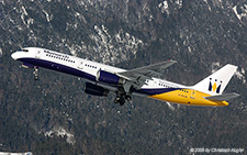 Boeing 757-2T7 | G-DAJB | Monarch Airlines | INNSBRUCK-KRANEBITTEN (LOWI/INN) 05.02.2005