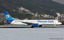 Boeing 757-28A | G-FCLG | Thomas Cook Airlines UK | INNSBRUCK-KRANEBITTEN (LOWI/INN) 05.02.2005