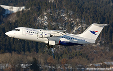 BAe 146-200 | OY-RCB | Atlantic Airways | INNSBRUCK-KRANEBITTEN (LOWI/INN) 05.02.2005