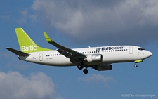 Boeing 737-33V | YL-BBK | Air Baltic | Z&UUML;RICH (LSZH/ZRH) 10.03.2007