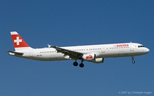 Airbus A321-111 | HB-IOD | Swiss International Air Lines | Z&UUML;RICH (LSZH/ZRH) 21.04.2007