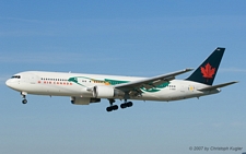 Boeing 767-38EER | C-GBZR | Air Canada  |  Free Spirit stickers | Z&UUML;RICH (LSZH/ZRH) 31.07.2007