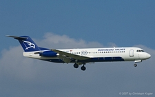 Fokker 100 | YU-AOM | Montenegro Airlines | Z&UUML;RICH (LSZH/ZRH) 06.10.2007
