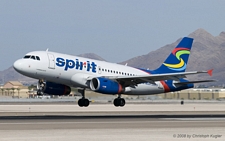 Airbus A319-132 | N504NK | Spirit Airlines | LAS VEGAS MCCARRAN (KLAS/LAS) 19.10.2008