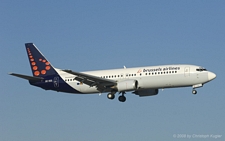 Boeing 737-43Q | OO-VES | Brussels Airlines | GENEVA (LSGG/GVA) 09.02.2008