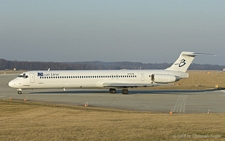 McDonnell Douglas MD-83 | G-FLTK | Blue Line | GENEVA (LSGG/GVA) 09.02.2008