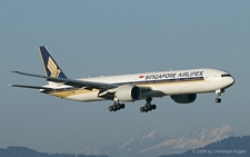 Boeing 777-312ER | 9V-SWK | Singapore Airlines | Z&UUML;RICH (LSZH/ZRH) 10.08.2008