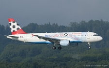Airbus A320-214 | OE-LBU | Austrian Airlines | Z&UUML;RICH (LSZH/ZRH) 16.08.2008
