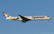 McDonnell Douglas MD-83 | EC-HNC | Spanair | Z&UUML;RICH (LSZH/ZRH) 05.10.2008