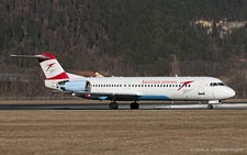 Fokker 100 | OE-LVF | Austrian Arrows | INNSBRUCK-KRANEBITTEN (LOWI/INN) 10.01.2009