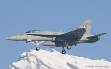 McDonnell Douglas F/A-18C Hornet | J-5015 | Swiss Air Force | SION (LSGS/SIR) 31.01.2009