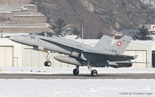 McDonnell Douglas F/A-18C Hornet | J-5015 | Swiss Air Force | SION (LSGS/SIR) 31.01.2009