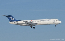 Fokker 100 | 4O-AOT | Montenegro Airlines | Z&UUML;RICH (LSZH/ZRH) 17.01.2009