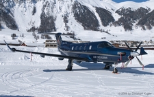 Pilatus PC-12/45 | HB-FOI | Air Engiadina | SAMEDAN (LSZS/SMV) 15.02.2009