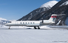 Gulfstream V | HB-IVL | untitled (Jet Aviation BizJets) | SAMEDAN (LSZS/SMV) 15.02.2009