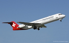 Fokker 100 | HB-JVH | Helvetic Airways | Z&UUML;RICH (LSZH/ZRH) 07.08.2010