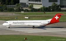 Fokker 100 | HB-JVI | Helvetic Airways | Z&UUML;RICH (LSZH/ZRH) 08.08.2010