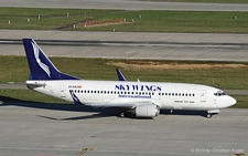 Boeing 737-31A | Z3-AAJ | Skywings Intl. Airways | Z&UUML;RICH (LSZH/ZRH) 14.11.2010