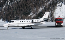 Cessna 560XLS Citation Excel | YU-SPA | untitled (Prince Aviation) | SAMEDAN (LSZS/SMV) 13.02.2010