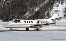 Cessna 501 Citation I SP | YU-MDV | private | SAMEDAN (LSZS/SMV) 21.02.2010