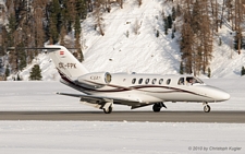 Cessna 525A CitationJet CJ2+ | OE-FPK | untitled (Salzburg Jet Aviation) | SAMEDAN (LSZS/SMV) 21.02.2010