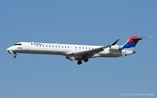 Bombardier CRJ 900LR | N817SK | Delta Connection | LOS ANGELES INTL (KLAX/LAX) 22.10.2011