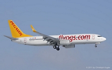 Boeing 737-82R | TC-AAV | Pegasus Airlines | Z&UUML;RICH (LSZH/ZRH) 23.01.2011