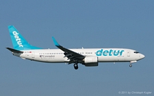 Boeing 737-8S3 | TC-TJJ | Corendon Airlines  |  Detour c/s | Z&UUML;RICH (LSZH/ZRH) 02.10.2011