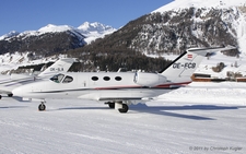 Cessna 510 Citation Mustang | OE-FCB | untitled (GlobeAir) | SAMEDAN (LSZS/SMV) 19.02.2011
