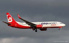 Boeing 737-86J | D-ABMF | Air Berlin  |  Oneworld sticker | PALMA DE MALLORCA (LEPA/PMI) 06.07.2012
