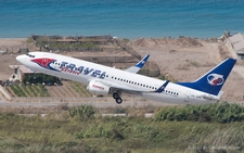 Boeing 737-8Q8 | OK-TVG | Travel Service Airlines | RHODOS - DIAGORAS (LGRP/RHO) 11.09.2012