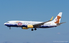 Boeing 737-8K5 | D-AHFR | TUIfly  |  Bärenmarke c/s | RHODOS - DIAGORAS (LGRP/RHO) 13.09.2012
