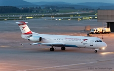 Fokker 100 | OE-LVN | Austrian Arrows | Z&UUML;RICH (LSZH/ZRH) 13.10.2012