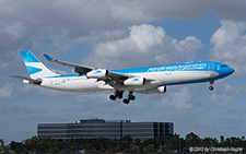 Airbus A340-313X | LV-CSF | Aerolineas Argentinas | MIAMI INTL (KMIA/MIA) 09.12.2013