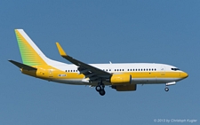 Boeing 737-7AK | HB-JJA | PrivatAir | Z&UUML;RICH (LSZH/ZRH) 04.08.2013