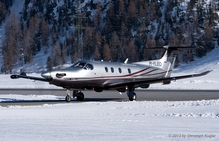 Pilatus PC-12/47E | M-YLEO | private | SAMEDAN (LSZS/SMV) 26.01.2013
