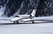 Cessna 525A CitationJet CJ2 | G-TBEA | untitled (Centreline Air Charter) | SAMEDAN (LSZS/SMV) 16.02.2013
