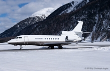 Dassault Falcon 7X | CS-DSC | untitled (Netjets Europe) | SAMEDAN (LSZS/SMV) 16.02.2013