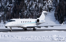 Bombardier Challenger 300 | SP-CON | untitled (Blue Jet) | SAMEDAN (LSZS/SMV) 16.02.2013